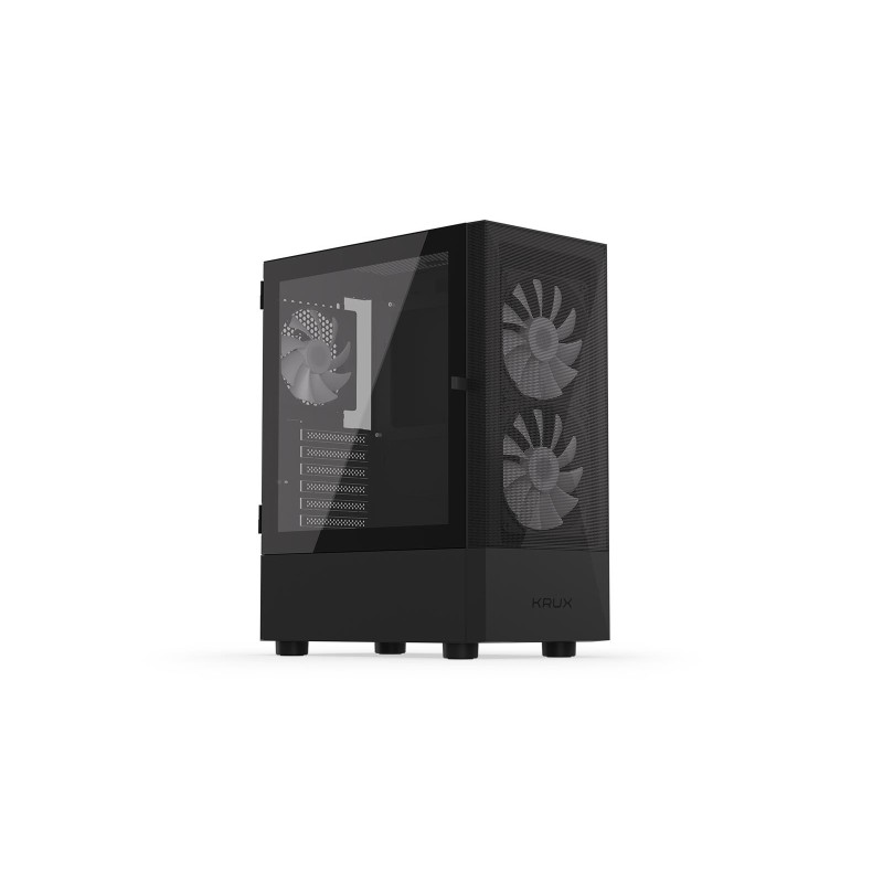 Obudowa KRUX Vako RGB ATX/mciroATX/Mini ATX z oknem, b... | PartsPC.pl