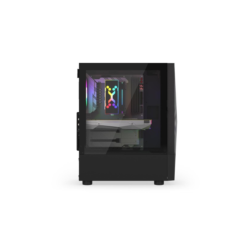 Obudowa KRUX Vako RGB ATX/mciroATX/Mini ATX z oknem, b... | PartsPC.pl