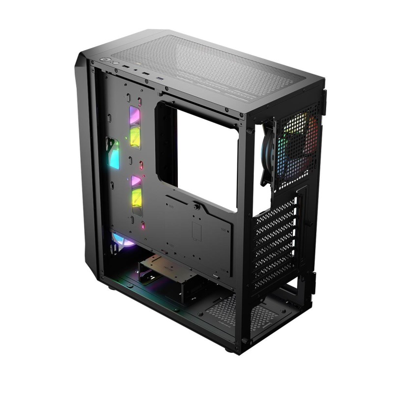 Obudowa LOGIC PORTOS ARGB MIDI USB 3.0 Black | PartsPC.pl