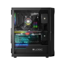 Obudowa LOGIC PORTOS ARGB MIDI USB 3.0 Black | PartsPC.pl
