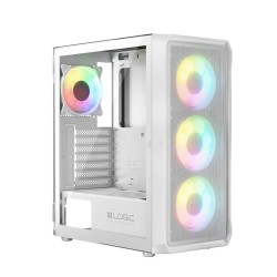 Obudowa LOGIC PORTOS ARGB MIDI USB 3.0 White | PartsPC.pl