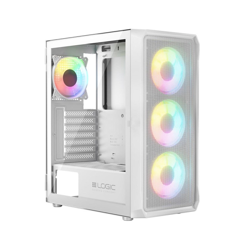 Obudowa LOGIC PORTOS ARGB MIDI USB 3.0 White | PartsPC.pl
