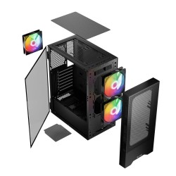 Obudowa LOGIC Arya ARGB USB 3.0 Black | PartsPC.pl