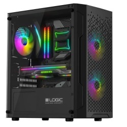 Obudowa LOGIC ARAMIS ARGB mATX/mITX Mini USB 3.0 Black bez z… | PartsPC.pl