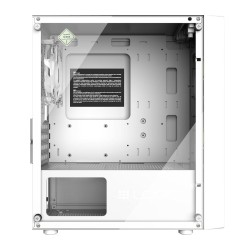Obudowa LOGIC ARAMIS ARGB mATX/mITX Mini USB 3.0 Biała | PartsPC.pl