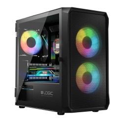 Obudowa LOGIC PORTOS ARGB Mini USB 3.0 Black | PartsPC.pl