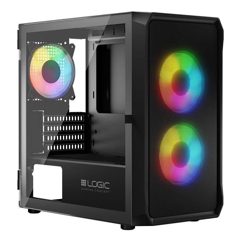 Obudowa LOGIC PORTOS ARGB Mini USB 3.0 Black | PartsPC.pl