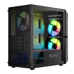 Obudowa LOGIC PORTOS ARGB Mini USB 3.0 Black | PartsPC.pl