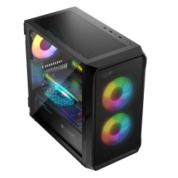 Obudowa LOGIC PORTOS ARGB Mini USB 3.0 Black | PartsPC.pl