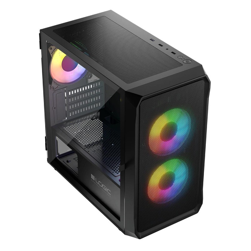 Obudowa LOGIC PORTOS ARGB Mini USB 3.0 Black | PartsPC.pl