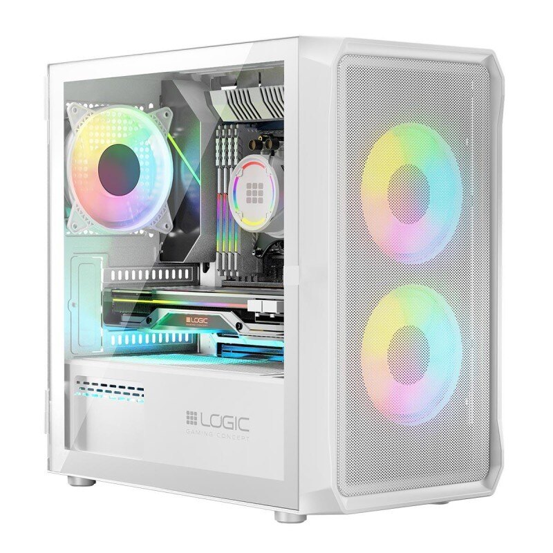 Obudowa LOGIC PORTOS ARGB Mini USB 3.0 White | PartsPC.pl