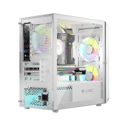 Obudowa LOGIC PORTOS ARGB Mini USB 3.0 White | PartsPC.pl