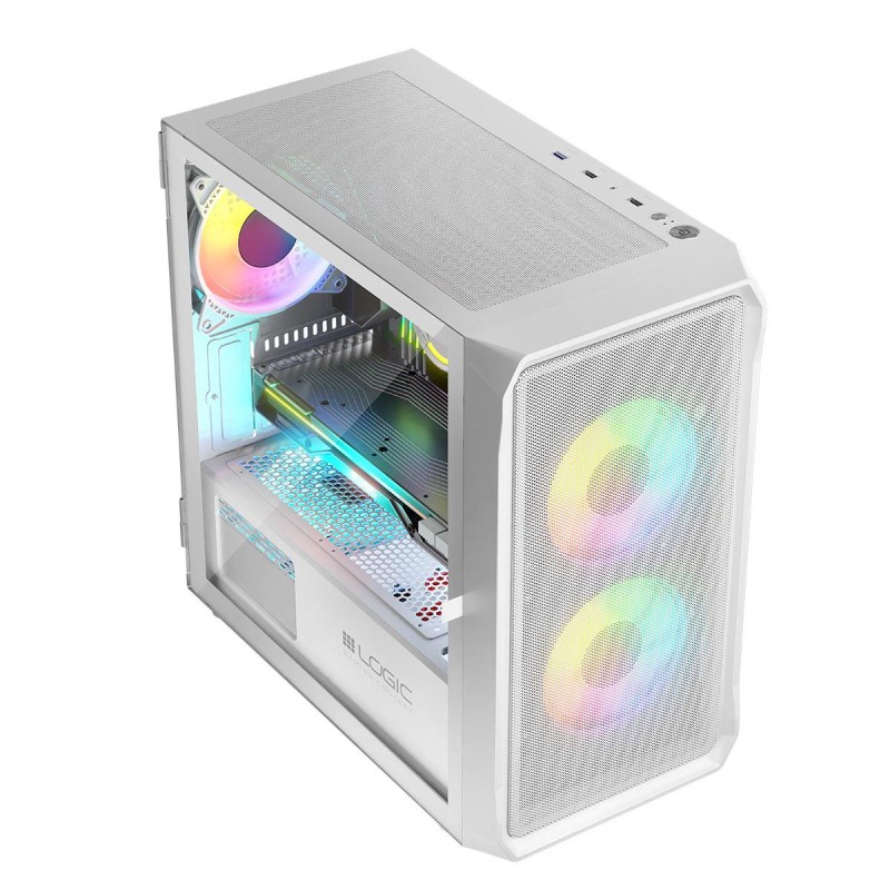 Obudowa LOGIC PORTOS ARGB Mini USB 3.0 White | PartsPC.pl