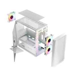 Obudowa LOGIC PORTOS ARGB Mini USB 3.0 White | PartsPC.pl