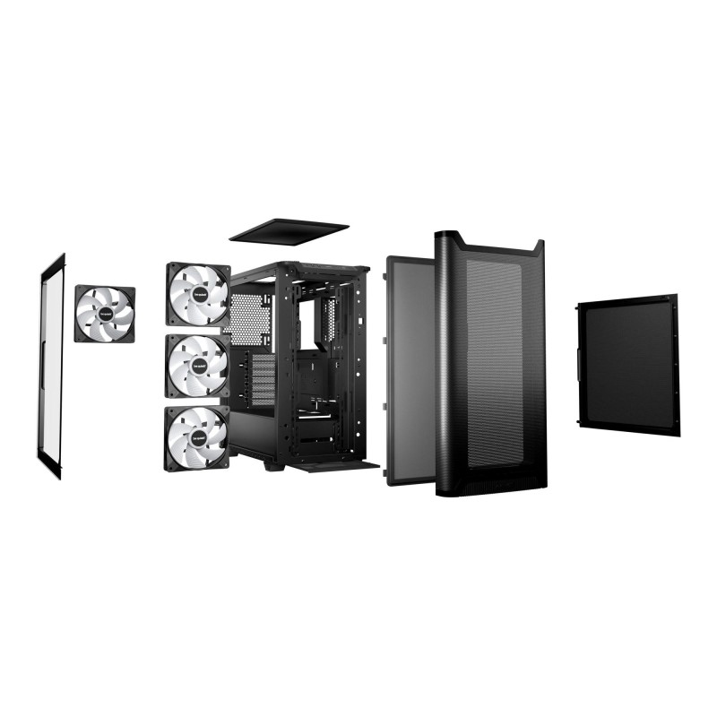 Obudowa be quiet! Pure Base 501 DX Black ATX Midi ARGB z okn… | PartsPC.pl