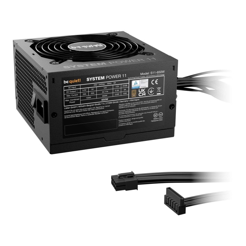 Be quiet! Zasilacz System Power 11 650W 80+ Bronze | PartsPC.pl
