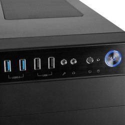 Obudowa Modecom Oberon Glass Pro ATX USB 3.0 Black bez zasil… | PartsPC.pl