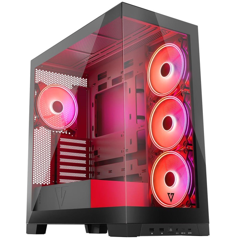 Obudowa Modecom Volcano Space Apex ARGB MIDI Czarna | PartsPC.pl