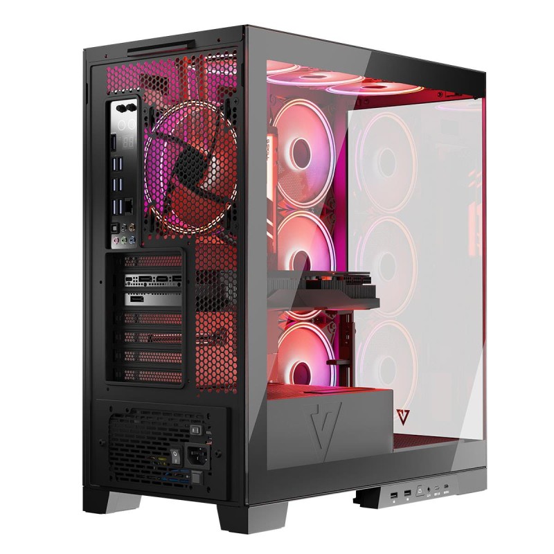 Obudowa Modecom Volcano Space Apex ARGB MIDI Czarna | PartsPC.pl