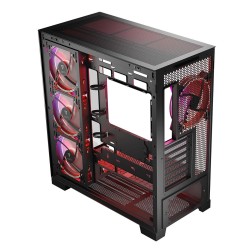 Obudowa Modecom Volcano Space Apex ARGB MIDI Czarna | PartsPC.pl