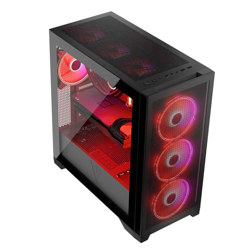 Obudowa Modecom Volcano Expanse S APEX ARGB MIDI Czarna | PartsPC.pl