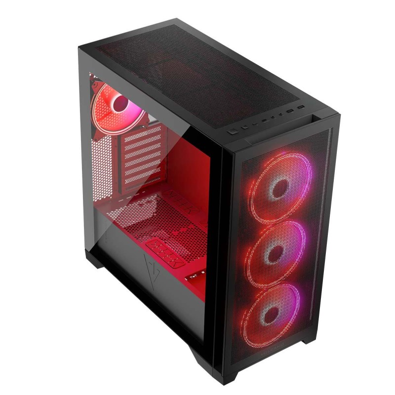Obudowa Modecom Volcano Expanse S APEX ARGB MIDI Czarna | PartsPC.pl
