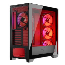 Obudowa Modecom Volcano Expanse T APEX ARGB MIDI Czarna | PartsPC.pl