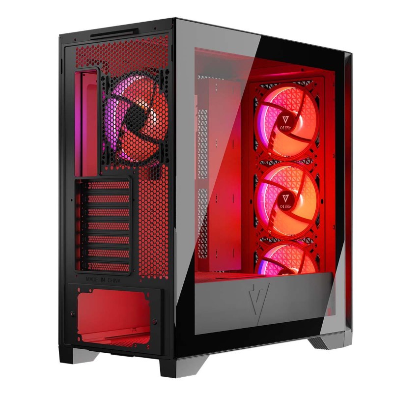 Obudowa Modecom Volcano Expanse T APEX ARGB MIDI Czarna | PartsPC.pl