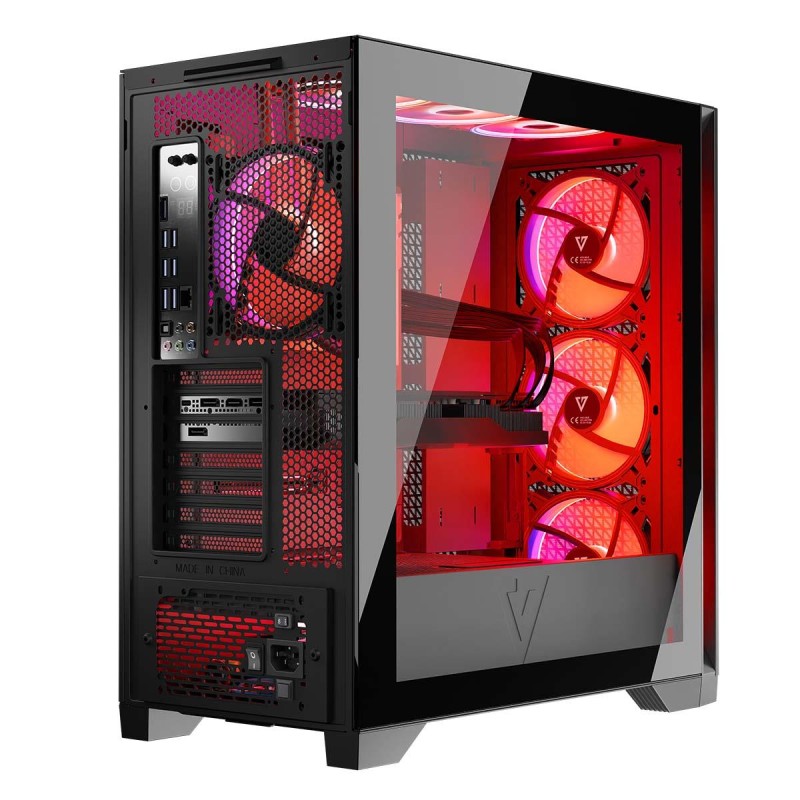Obudowa Modecom Volcano Expanse T APEX ARGB MIDI Czarna | PartsPC.pl
