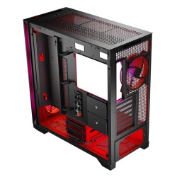 Obudowa Modecom Volcano Expanse T APEX ARGB MIDI Czarna | PartsPC.pl