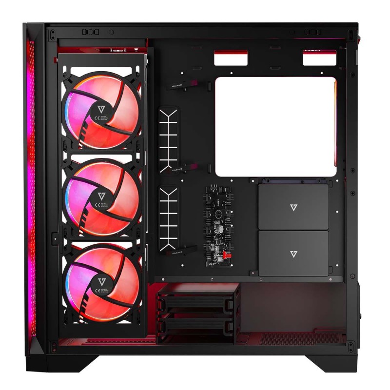 Obudowa Modecom Volcano Expanse T APEX ARGB MIDI Czarna | PartsPC.pl
