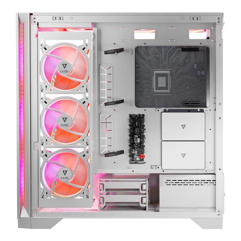 Obudowa Modecom Volcano Expanse T APEX ARGB MIDI Biała | PartsPC.pl