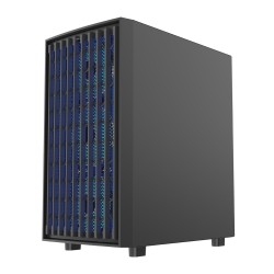 Obudowa Modecom BREEZE ARGB FLOW Midi USB Type-C, czarna | PartsPC.pl