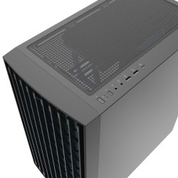 Obudowa Modecom BREEZE ARGB FLOW Midi USB Type-C, czarna | PartsPC.pl