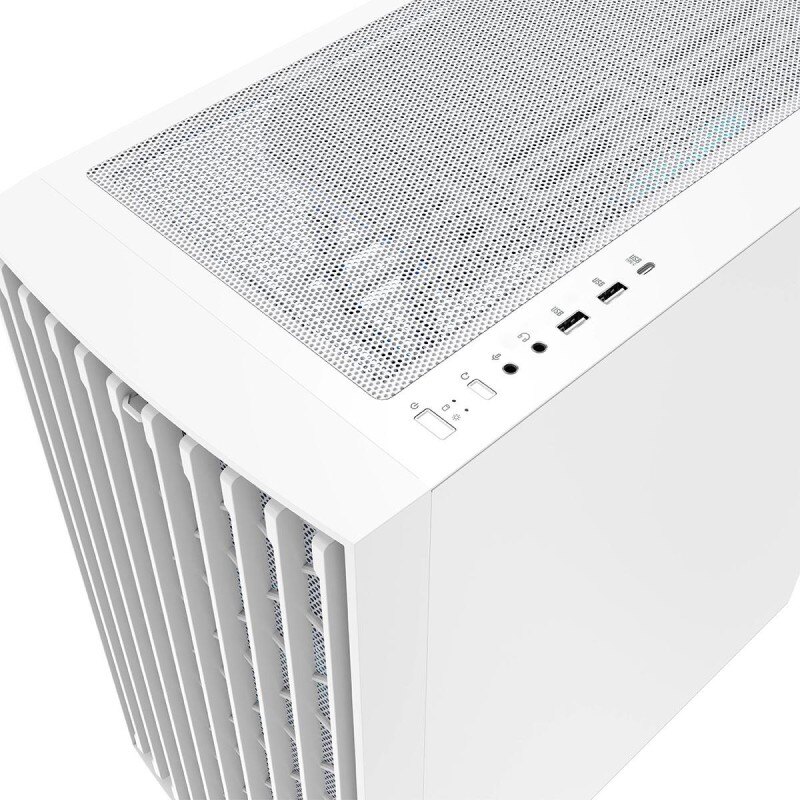 Obudowa Modecom BREEZE ARGB FLOW Midi USB Type C, biała | PartsPC.pl
