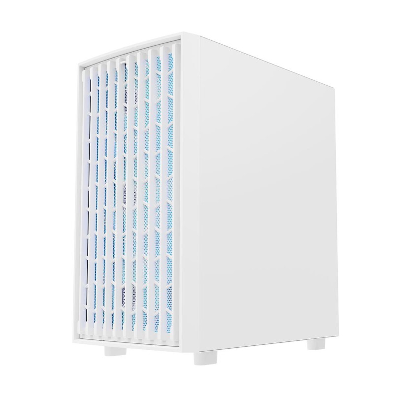 Obudowa Modecom BREEZE ARGB FLOW Midi USB Type C, biała | PartsPC.pl