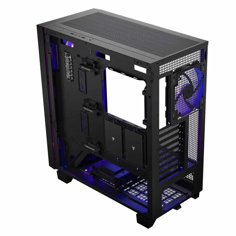 Obudowa Modecom Volcano Perun APEX ARGB MIDI, Czarna | PartsPC.pl