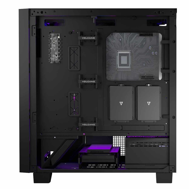 Obudowa Modecom Volcano Perun APEX ARGB MIDI, Czarna | PartsPC.pl