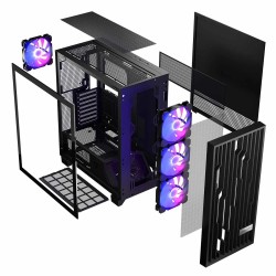 Obudowa Modecom Volcano Perun APEX ARGB MIDI, Czarna | PartsPC.pl