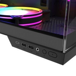 Obudowa Modecom Volcano Panorama APEX ARGB 3F MIDI , Czarna… | PartsPC.pl