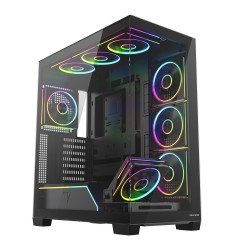 MODECOM Obudowa PC VOLCANO STELLAR PLUS ARGB MIDI 8F Czarna… | PartsPC.pl