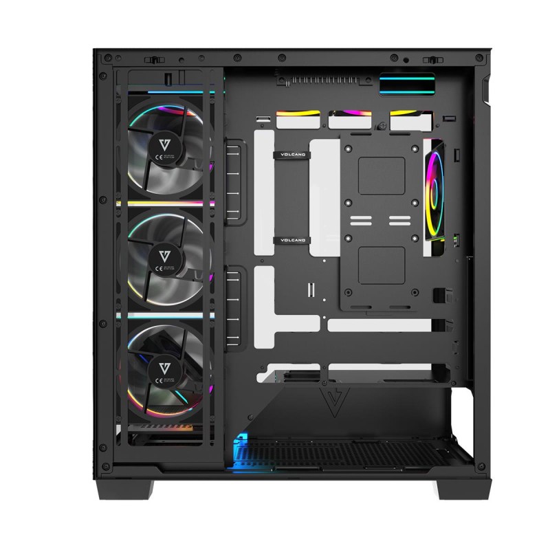 MODECOM Obudowa PC VOLCANO STELLAR PLUS ARGB MIDI 8F Czarna… | PartsPC.pl