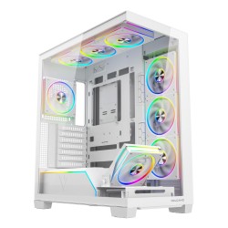 MODECOM Obudowa PC VOLCANO STELLAR PLUS ARGB MIDI 8F Biała… | PartsPC.pl