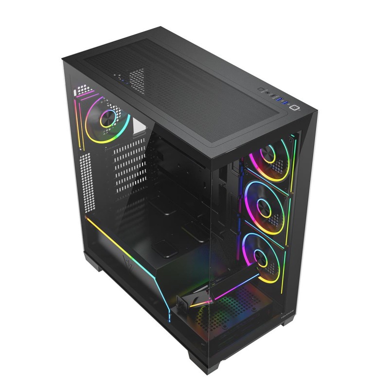 MODECOM Obudowa PC VOLCANO STELLAR PLUS ARGB MIDI 5F Czarna… | PartsPC.pl