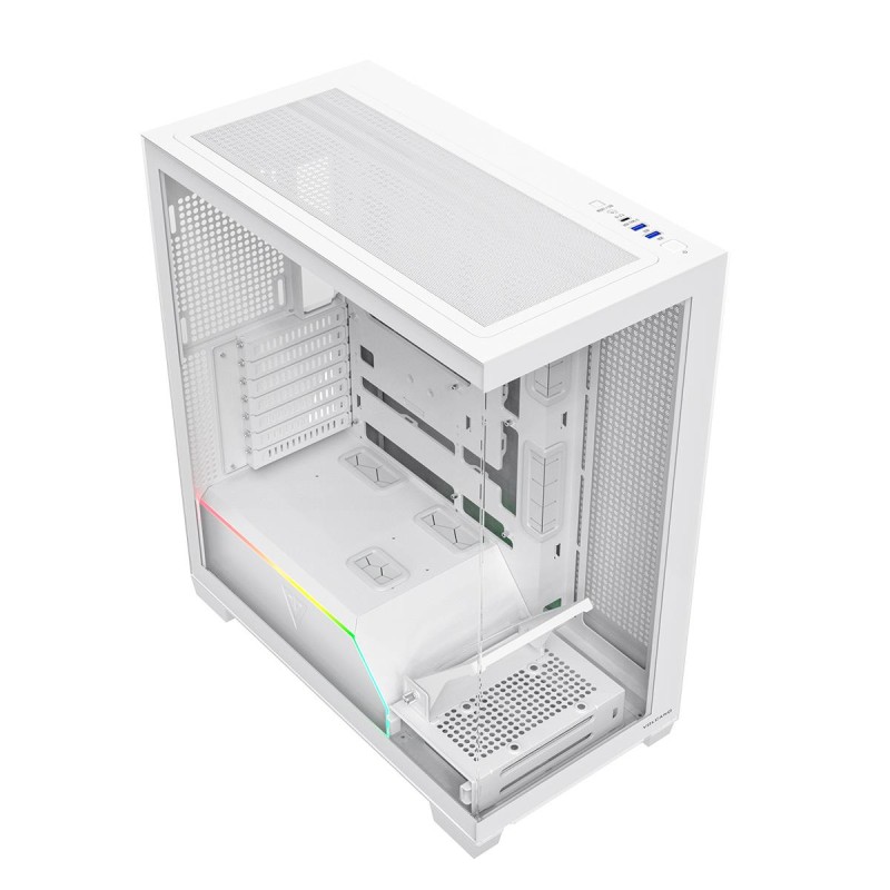 MODECOM Obudowa PC VOLCANO STELLAR PLUS ARGB MIDI NF Biała… | PartsPC.pl