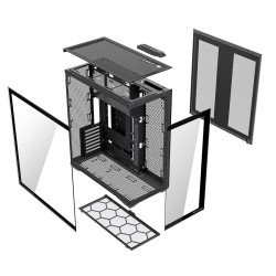 MODECOM Obudowa Volcano Space XL Full Tower czarna | PartsPC.pl