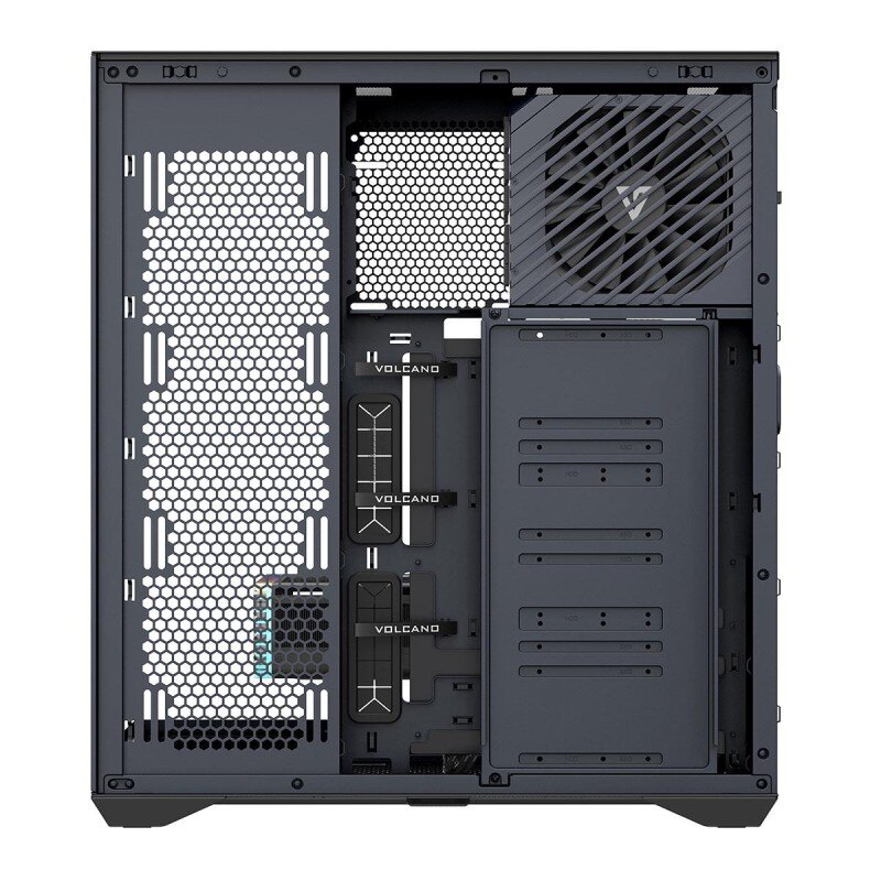MODECOM Obudowa Volcano Space XL Full Tower czarna | PartsPC.pl