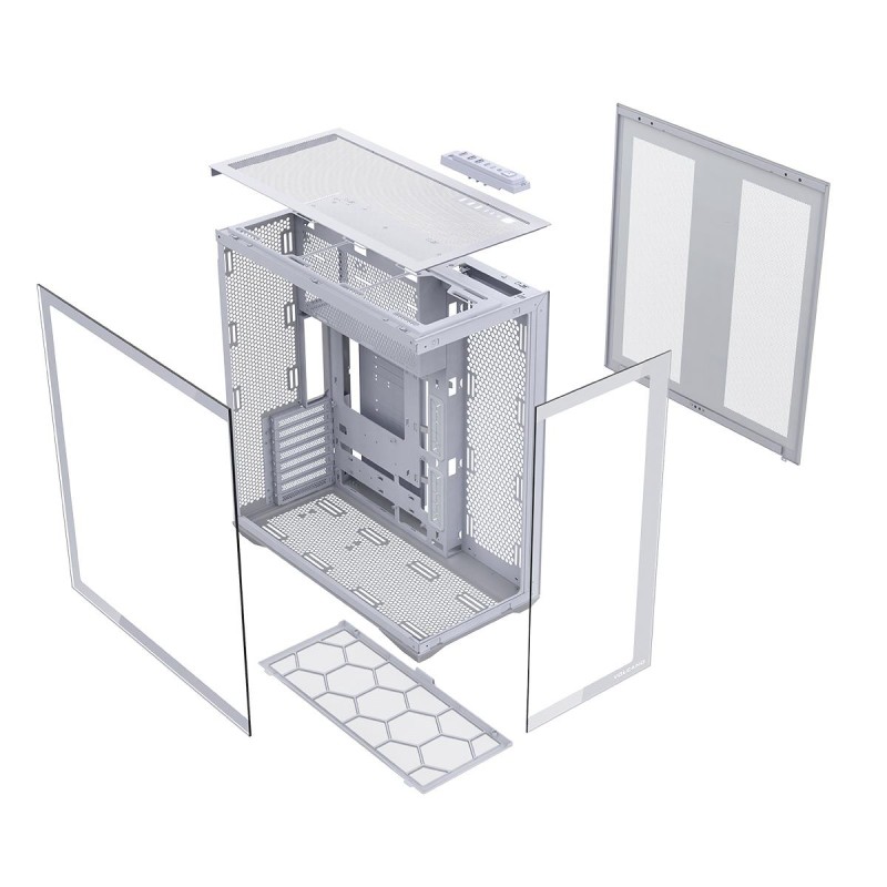 MODECOM Obudowa Volcano Space XL Full Tower biała | PartsPC.pl