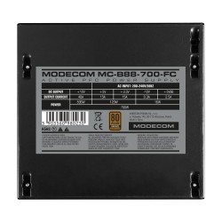 Zasilacz Modecom MC-B88-700FC ATX DC-DC 80+ Bronze 230V EU B… | PartsPC.pl