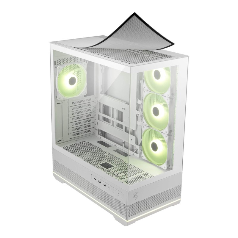 Obudowa MSI MAG PANO 110R PZ WHITE ATX Midi z oknem, bez zas… | PartsPC.pl